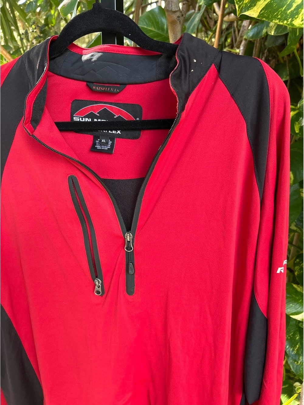 Sun Mountain RainFlex Red and Black Rain Jacket XL